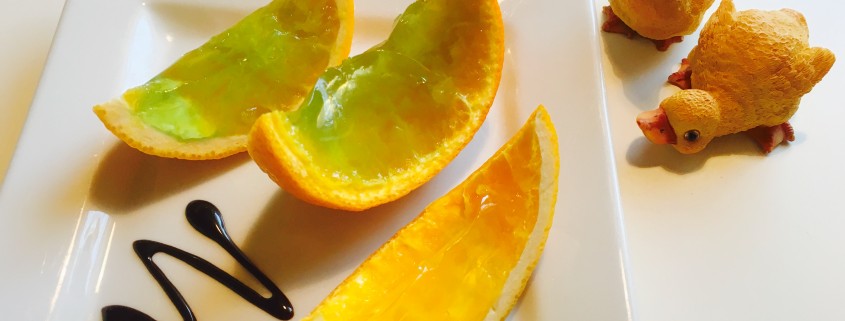 Gele i appelsin